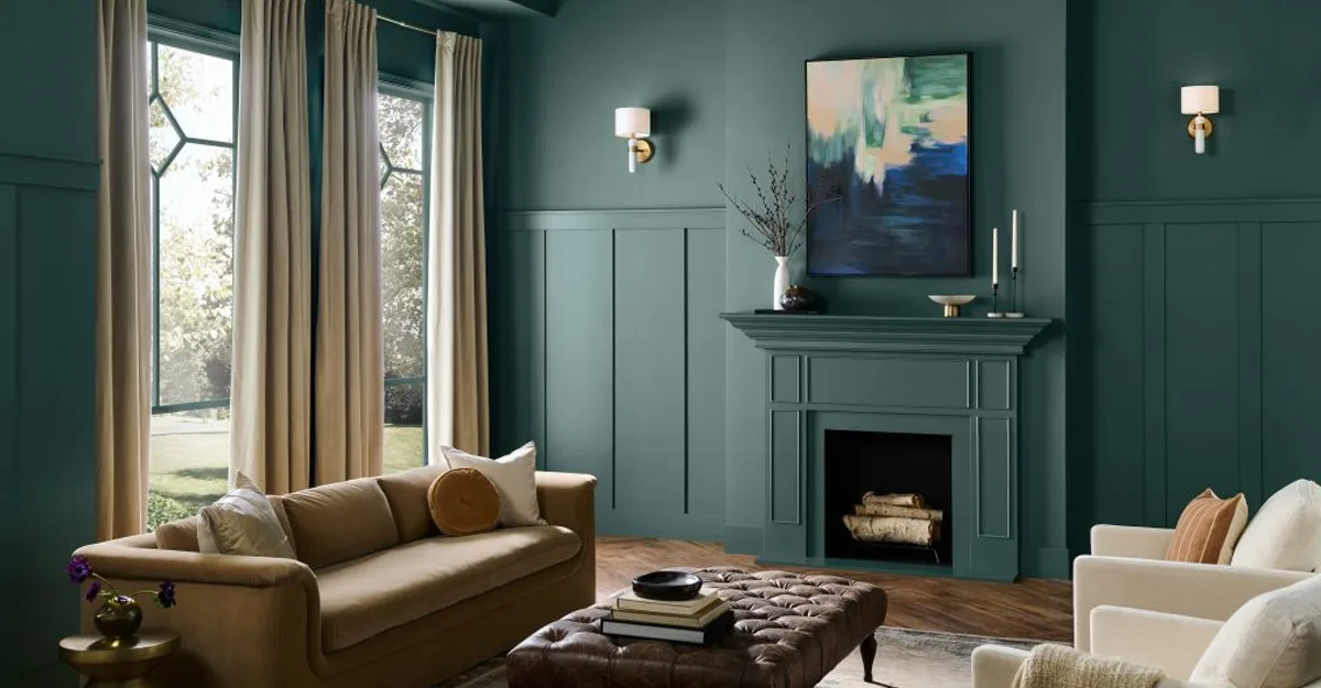 Behr’s 2026 Color of the Year Hidden Gem Blue-Green | New Windows for America