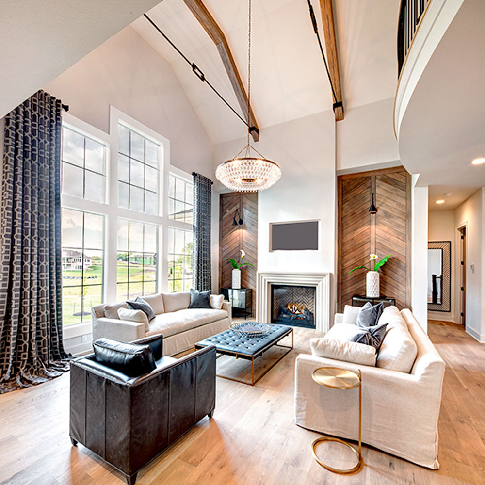 Bright home interior featuring premium Milgard replacement windows