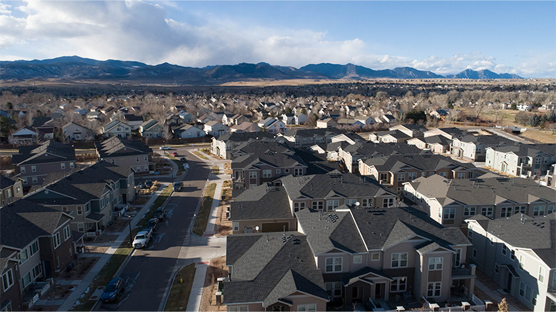Arvada neighborhood home with new windows