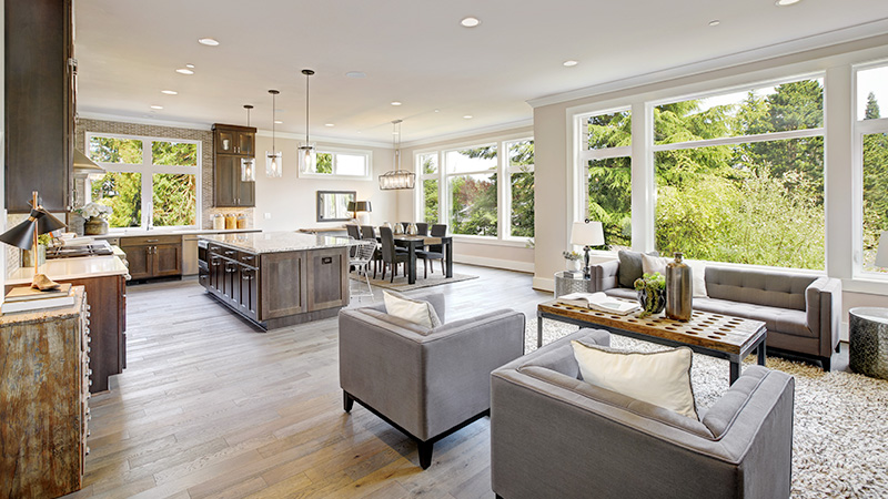 Greenwood Village home with new replacement windows installed