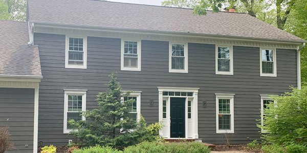 Diamond Kote horizontal lap siding on home exterior
